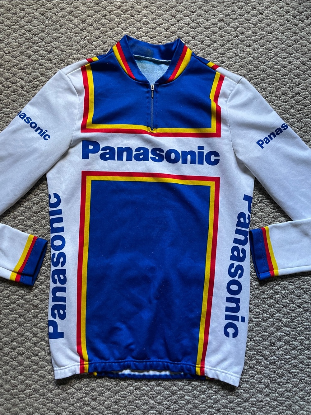 Vintage 80’s Panasonic bicycle jersey